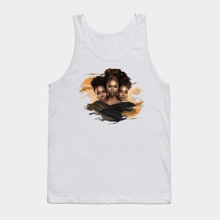 Melanin Drippin' Sistas Tank Top